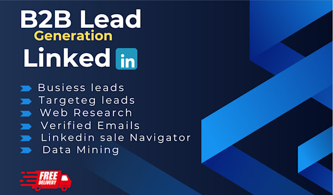 Gig Preview - Do linkedin sale navigator b2b lead generation