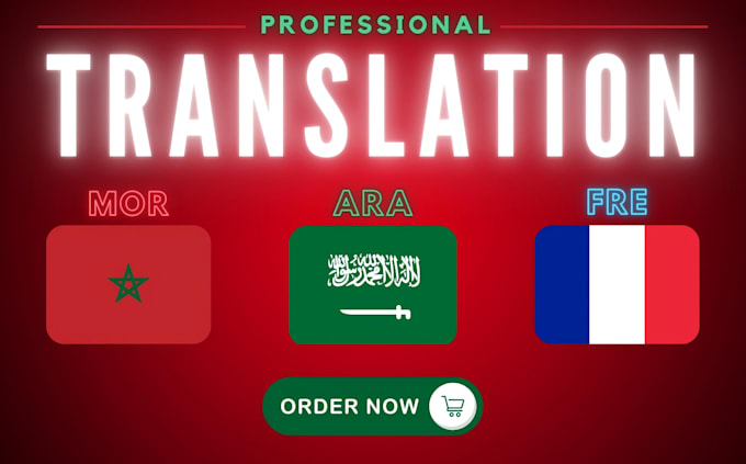 Gig Preview - Translate arabic to english, english to arabic translation, arabic translation