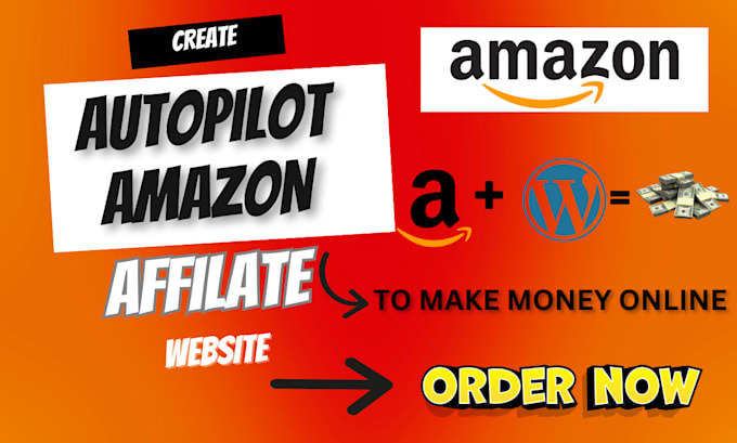 Gig Preview - Create highly profitable autopilot amazon affiliate website, affiliate marketing