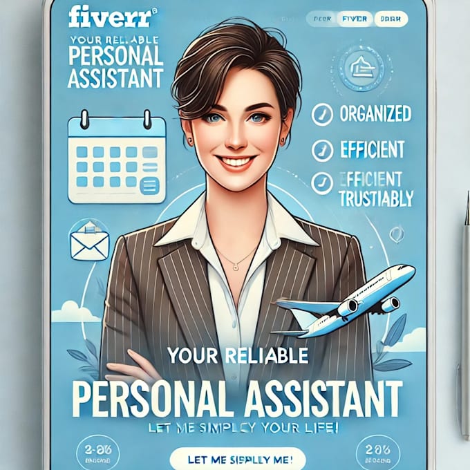 Gig Preview - Be your ultimate personal assistant reliable efficient