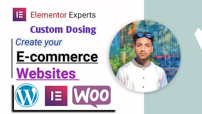 Gig Preview - Build your responsive wordpress ecommerce website or elementor ecommerce store