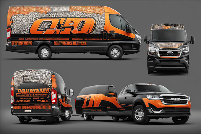 Bestseller - do a vehicle wrap design for van car truck trailer