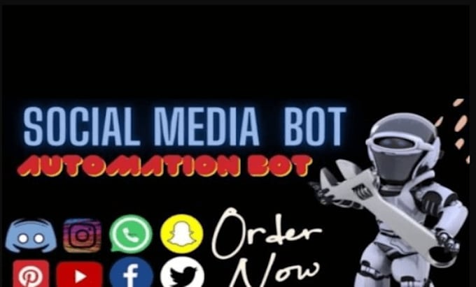 Bestseller - do automated whatsapp bot, discord bot, telegram bot, reddit bot, mass dm bot