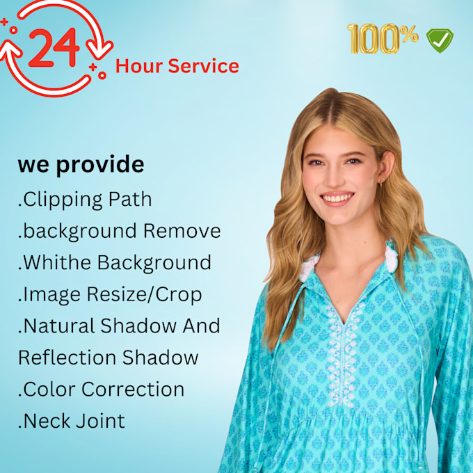 Gig Preview - Do photo background removal and clipping path services