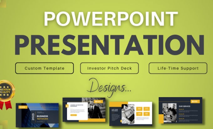 Gig Preview - Design powerpoint presentation and investor pitch deck