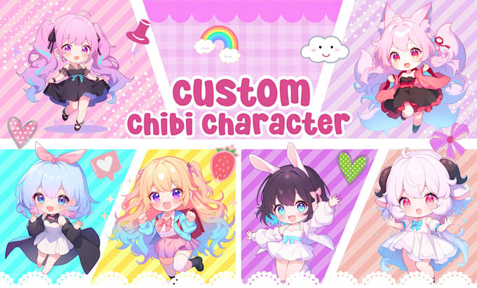 Gig Preview - Draw chibi anime character with cute art style