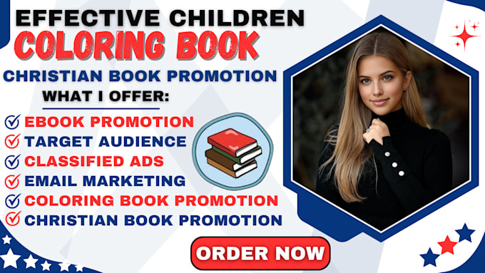 Gig Preview - Do effective children coloring book, christian book promotion, ebook marketing