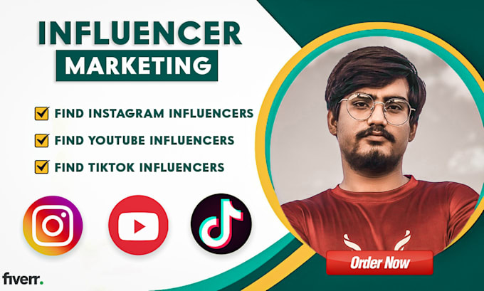 Gig Preview - Find top instagram and tiktok influencers in your niche