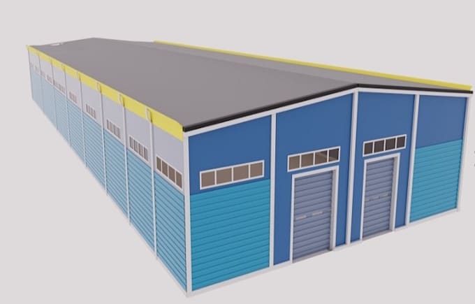 Gig Preview - Do 3d model for warehouse retailstore supermarket house floor plan architecture