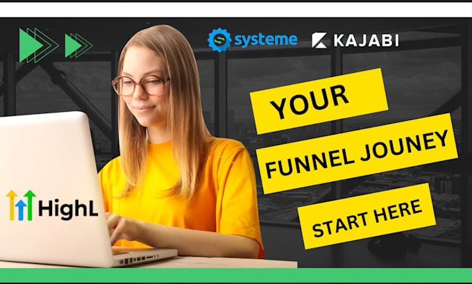 Gig Preview - Sales funnel, membership, kajabi, systeme io,go high level,kartra,clickfunnels