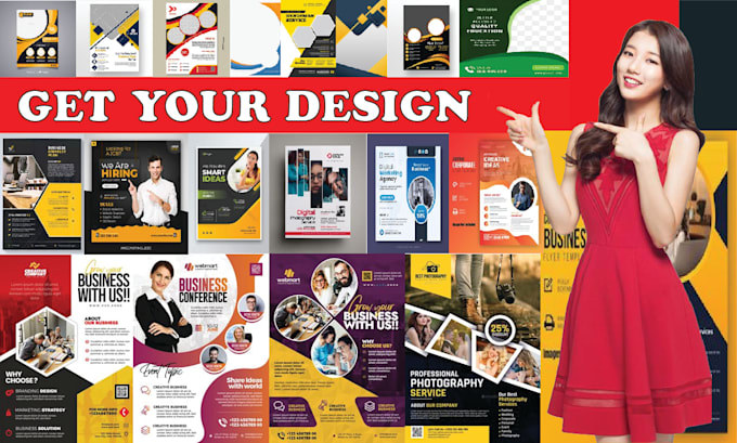 Gig Preview - Design professional flyer or poster design for your business within 24 hours