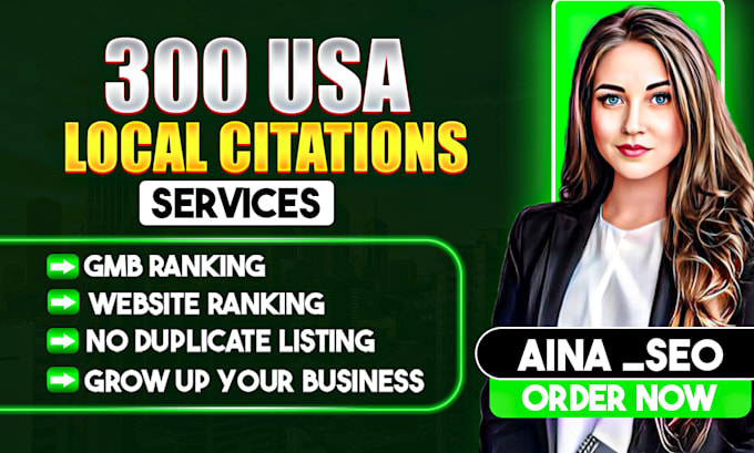 Bestseller - create top 300 USA local citations USA local listings for gmb ranking