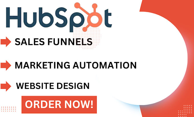 Gig Preview - Hubspot website hubspot landing page hubspot CRM automation marketing automation