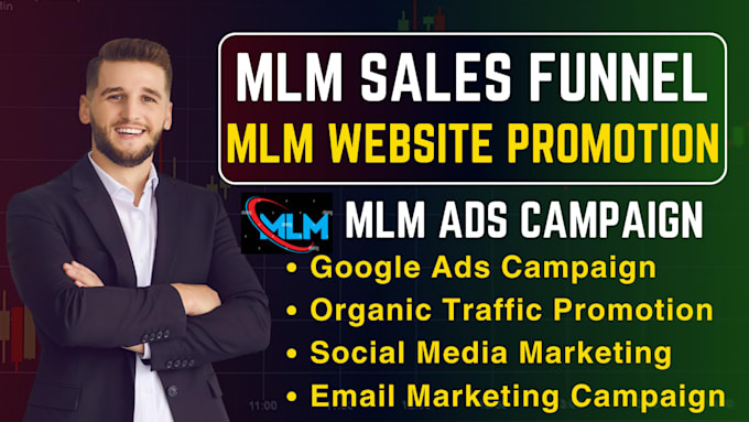 Gig Preview - Setup mlm network marketing sales funnel, mlm promotion, mlm recruitment funnel