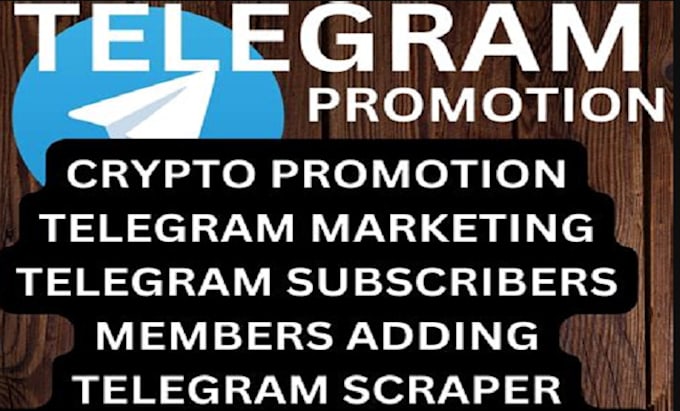 Gig Preview - Docrypto telegram promotion, grow crypto x followers, telegram marketing, solana