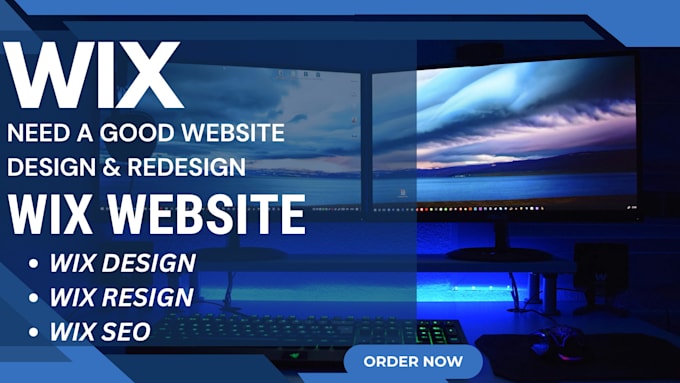 Gig Preview - Design wix website ,redesign wix website and create wix website