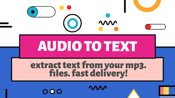 Gig Preview - Transcribe your audio files to text