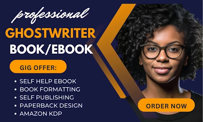 Gig Preview - Be your self help ebook writer  book editing proofread ebook ghostwriter