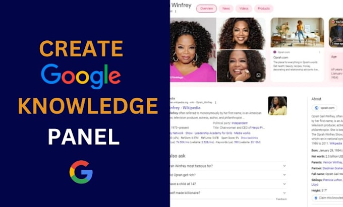 Gig Preview - Create verified google knowledge panel or knowledge graph