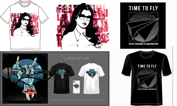 Gig Preview - Be your personal graphic designer and illustration shirt, photoshop design, art