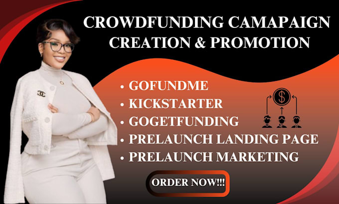 Bestseller - do crowdfunding campaign promotion gofundme kickstarter indiegogo fundraising