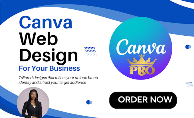 Bestseller - design amazing and beautiful website using canva website, canva template