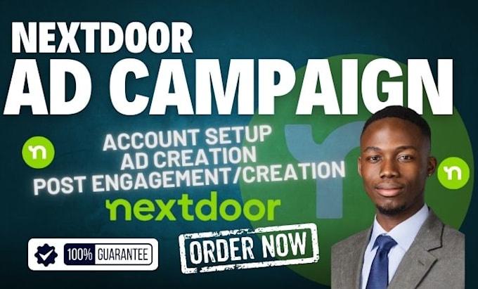 Gig Preview - Setup nextdoor ads nextdoor ad manager next door ads nextdoor business page