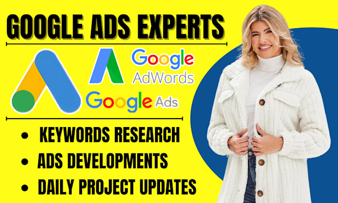 Gig Preview - Setup and manage google adwords campaign PPC ads campaign facebook promotion