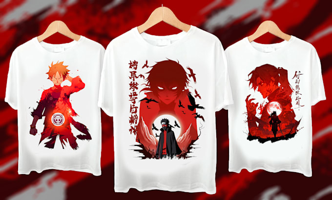 Gig Preview - Create an anime t shirt design for you