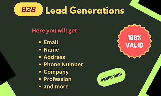 Gig Preview - Do linkedin lead generation by providing valid data