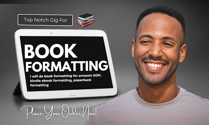 Gig Preview - Do book formatting for amazon KDP, kindle ebook formatting, paperback formatting