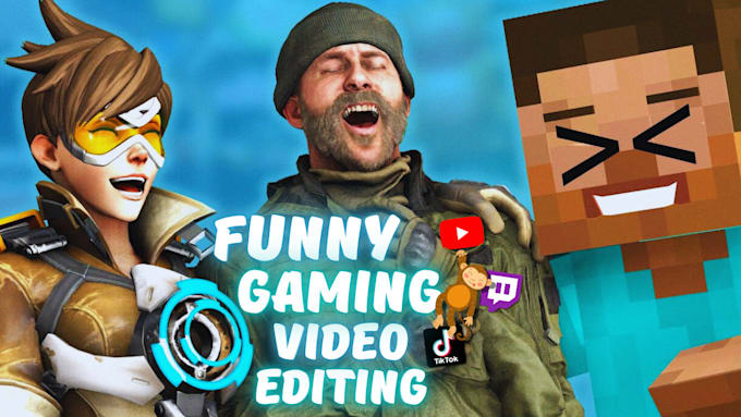 Gig Preview - Do funny gaming video editing for youtube and twitch vod