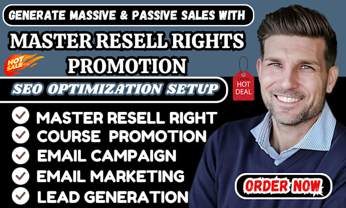 Gig Preview - Boost master resell right profits, high converting sales funnel, email marketing