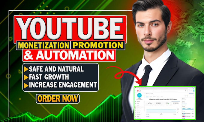 Bestseller - do youtube promotion automation and organic monetization