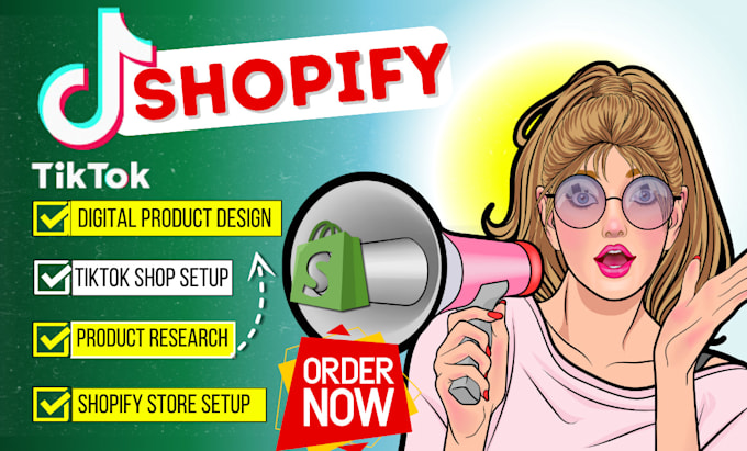 Gig Preview - Build shopify dropshipping store website, dsers, autods, tiktok dropshipping ads