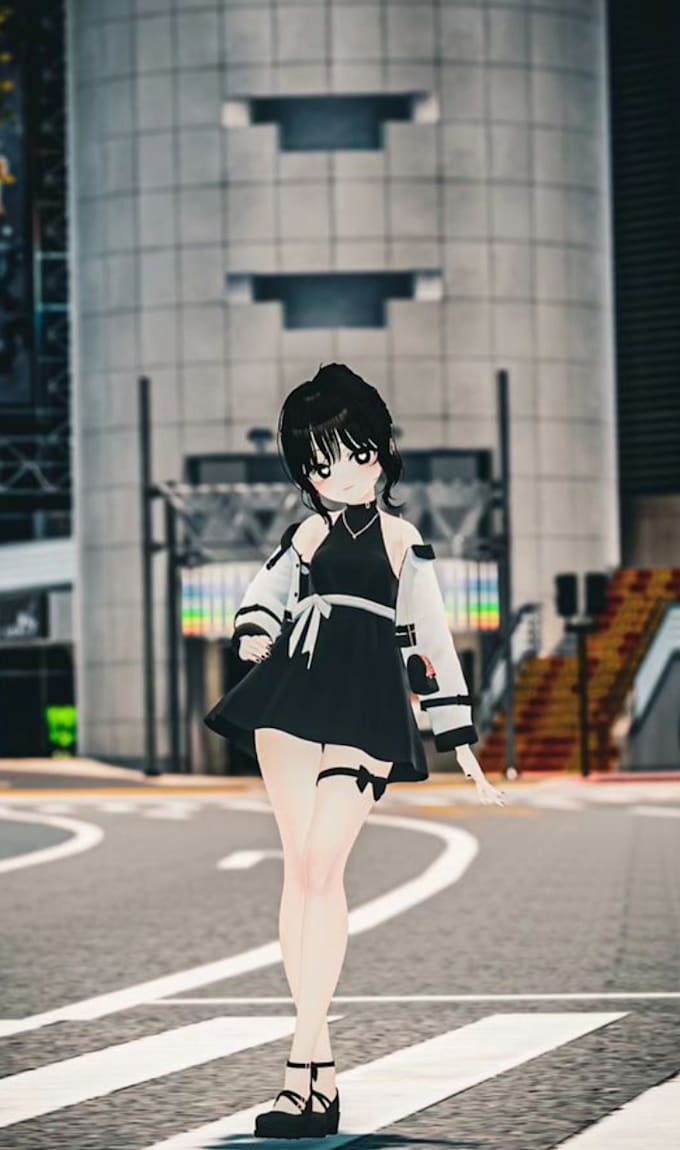 Gig Preview - Edit or upload your vrchat avatar, vrc model, 3d vtuber, 3d anime model