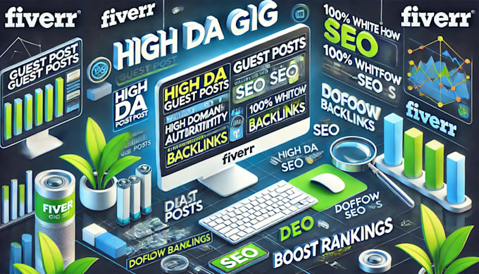 Gig Preview - Do guest post services with high da backlinks and white hat off page SEO