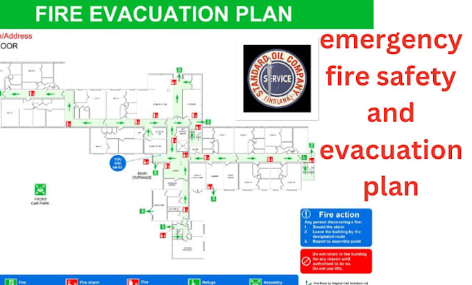 Gig Preview - Create emergency evacuation plan, fire safety plan, emergency exit