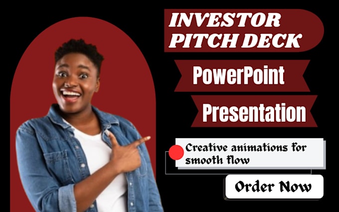 Gig Preview - Investor pitch deck for fundraising startup investment