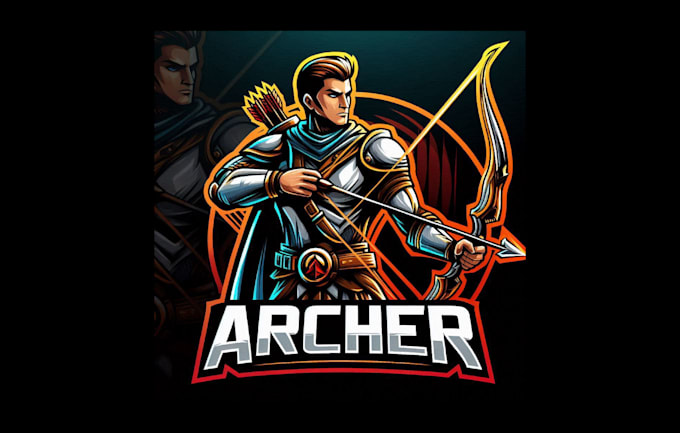 Gig Preview - Do awesome archer esport mascot logo with a new concept