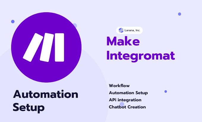 Gig Preview - Do make integromat automation workflow integration with api chatbot