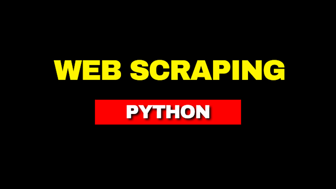 Bestseller - do python web scraping and data scraping