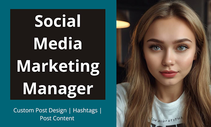 Gig Preview - Be your social media marketing manager and content creator