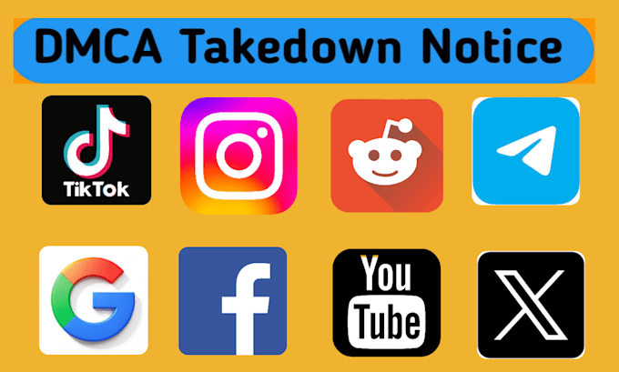 Bestseller - takedown harassing defaming report to tiktok,reddit,google,fb,yt,ig,x by dmca