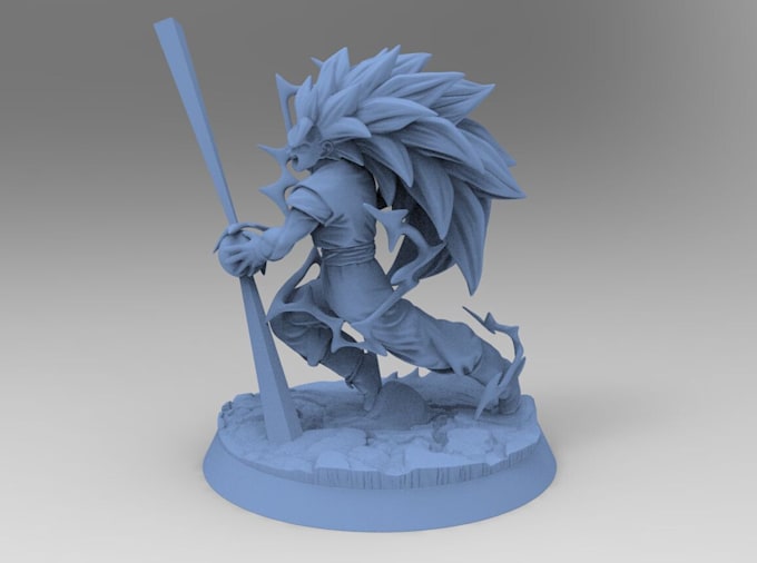 Gig Preview - Do digital 3d printable model for wargame,action 3d figurine,collectibles,zbrush