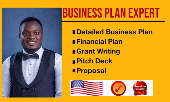 Gig Preview - Write business plan, proposal and pitchdeck, financial model