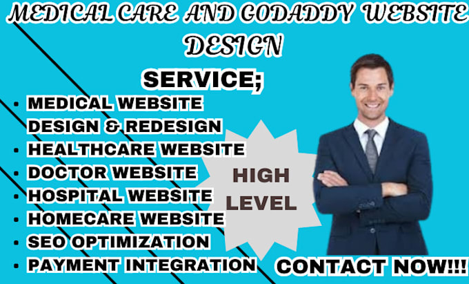 Gig Preview - Do medical website design, therapy website and mental health wellness counseling