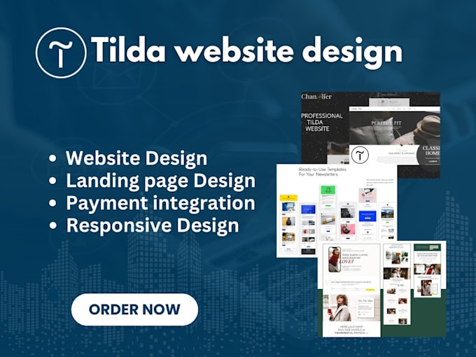 Gig Preview - Develop responsive websites for your business on tilda