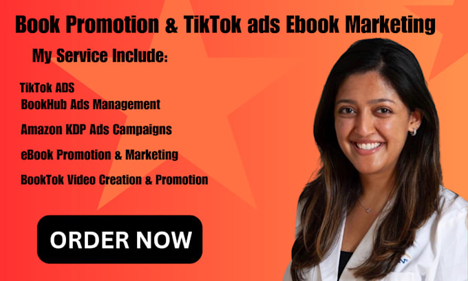 Gig Preview - Do booktok video, ebook promotion, book marketing amazon kdp ads, bookhub ads