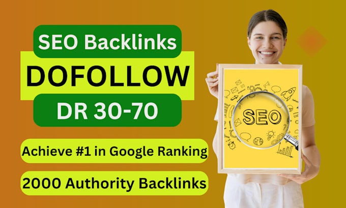 Gig Preview - 2000 high dr dofollow seo backlinks white hat link building